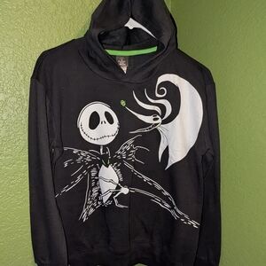 Black KIDS Jack Skellington Zero Hoodie